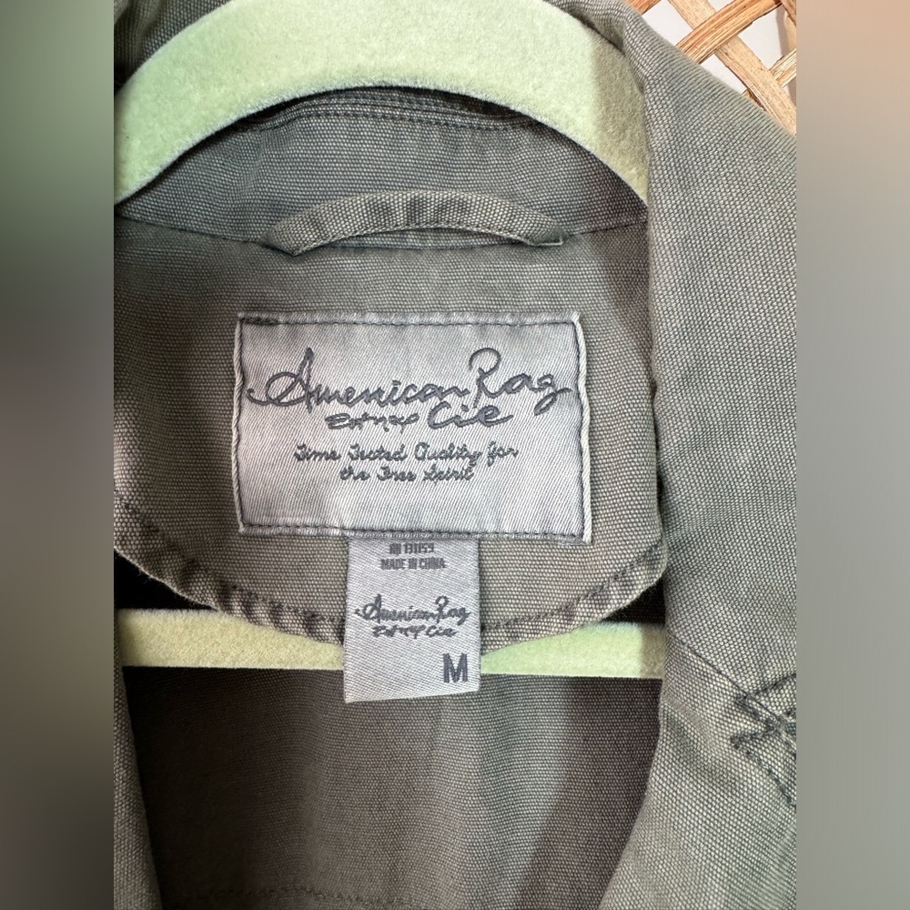 American Rag Khaki Army Green Jacket - Picture 14 of 15